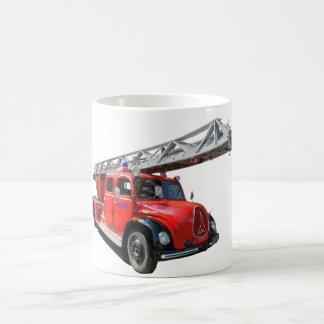 Feuerwehr-Drehleiterwagen Kaffeetasse