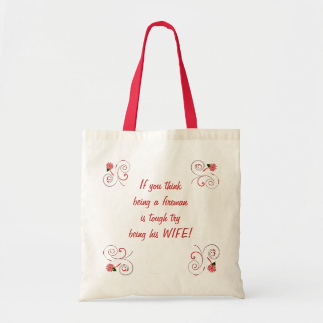 Feuerwehr Ehefrau Tote Tasche (Vorne)