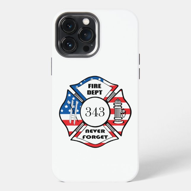Feuerwehr FDNY iPhone Hülle (Rückseite)