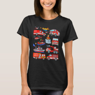 Feuerwehr Feuerwehr Feuerwehr Blaulicht T-Shirt