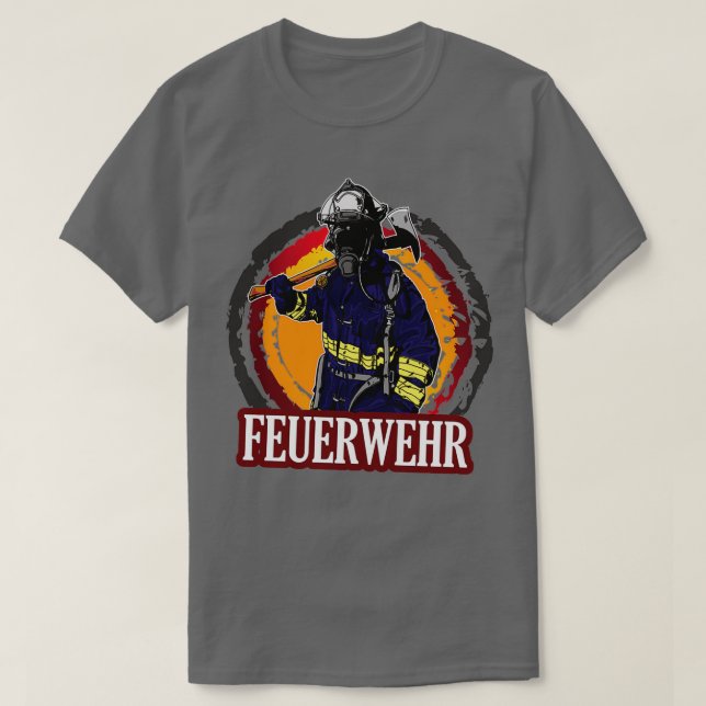 Feuerwehr-Feuerwehrmann 112 Geschenk T-Shirt (Design vorne)