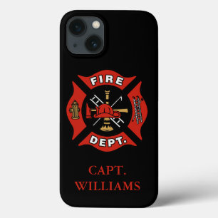 Feuerwehr Feuerwehrmann Anpassbarer Name Case-Mate iPhone Hülle