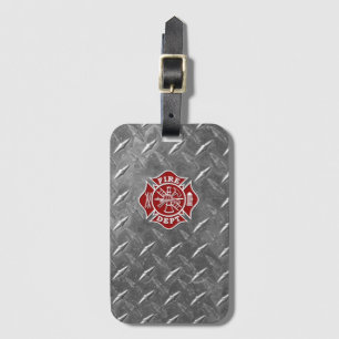 Feuerwehr / Feuerwehrmann Malteserkreuz-Gepäckanhä Gepäckanhänger