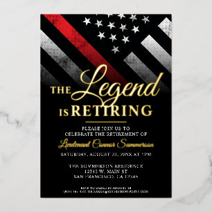 Feuerwehr Folieneinladung