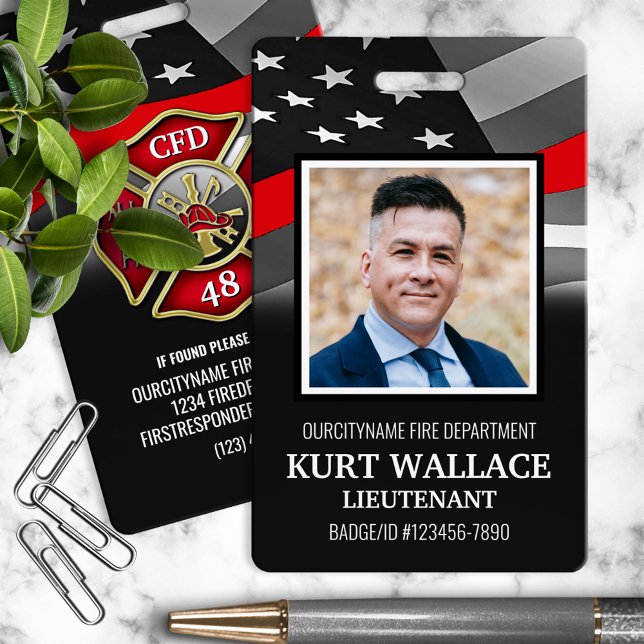 Feuerwehr Foto Feuerwehren-ID-Abzeichen Ausweis (Von Creator hochgeladen)