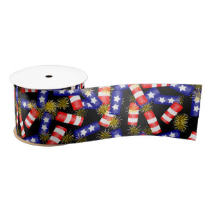 Feuerwehr für den 4. Juli Satinband