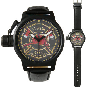 Feuerwehr für personalisierte Feuerwehren Armbanduhr
