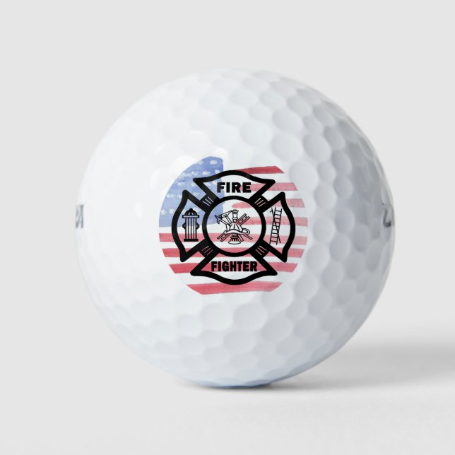 Feuerwehr Golfball (Vorderseite)