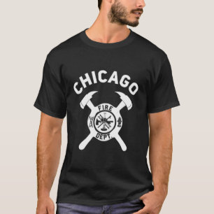 Feuerwehr Illinois Chicago Feuerwehrmann T-Shirt