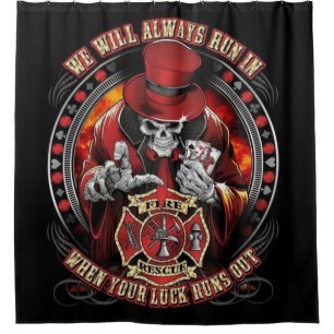 Feuerwehr, in der wir immer herumlaufen duschvorhang