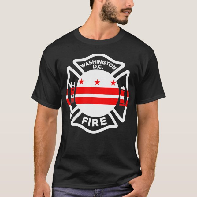 Feuerwehr in Washington DC (2) T-Shirt (Vorderseite)