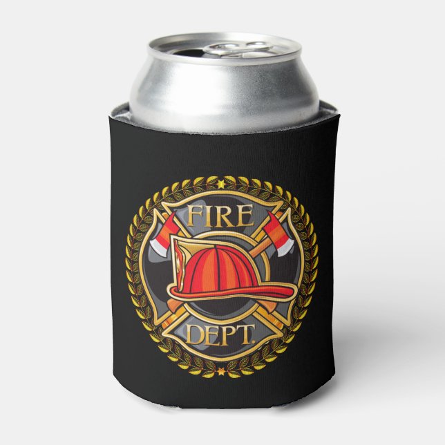 Feuerwehr kann kühlen - srf dosenkühler (Kanne Vorderseite)