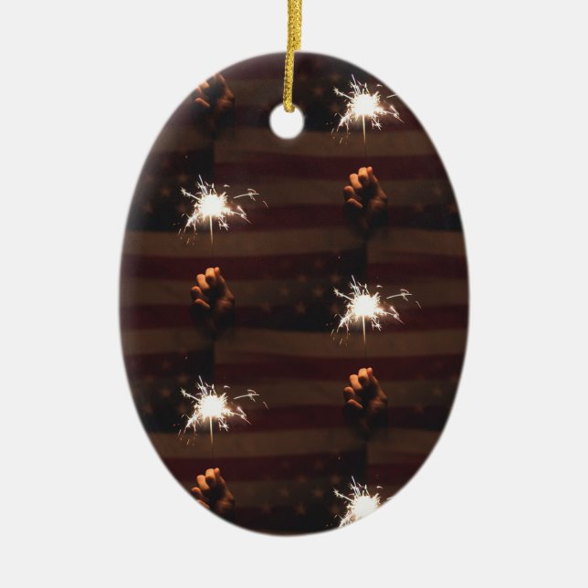 Feuerwehr Keramikornament (Vorne)