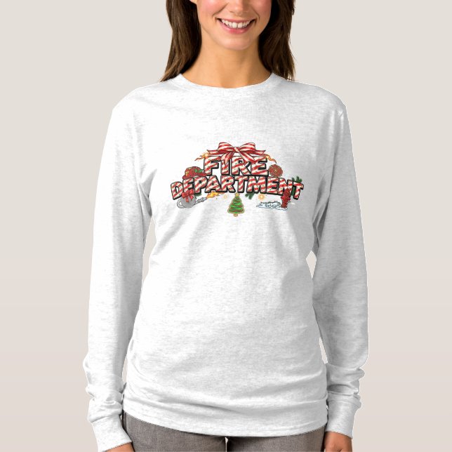 Feuerwehr Langarmshirt T-Shirt (Vorderseite)