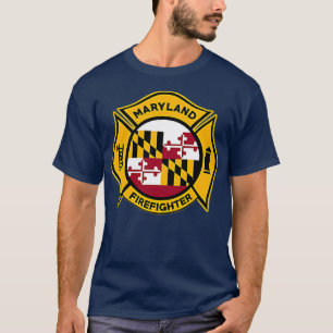 Feuerwehr Maryland Feuerwehr Feuerwehrleute T-Shirt