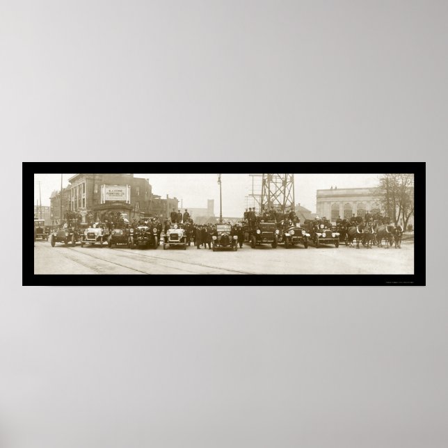 Feuerwehr Niagara Foto 1921 Poster (Vorne)