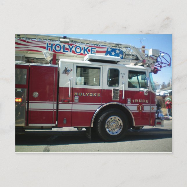 Feuerwehr Postkarte (Vorderseite)