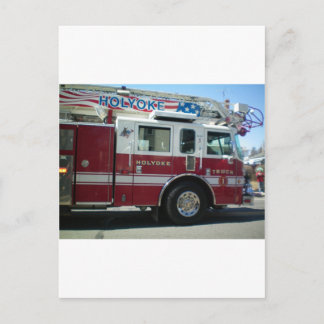 Feuerwehr Postkarte