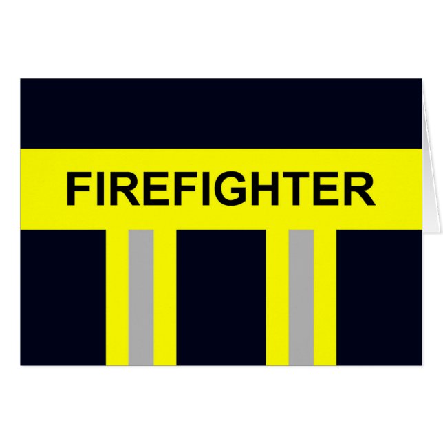 Feuerwehr Symbol Uniform Blau (Vorderseite (Horizontal))