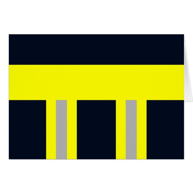 Feuerwehr Symbol Uniform Blau (Vorderseite (Horizontal))