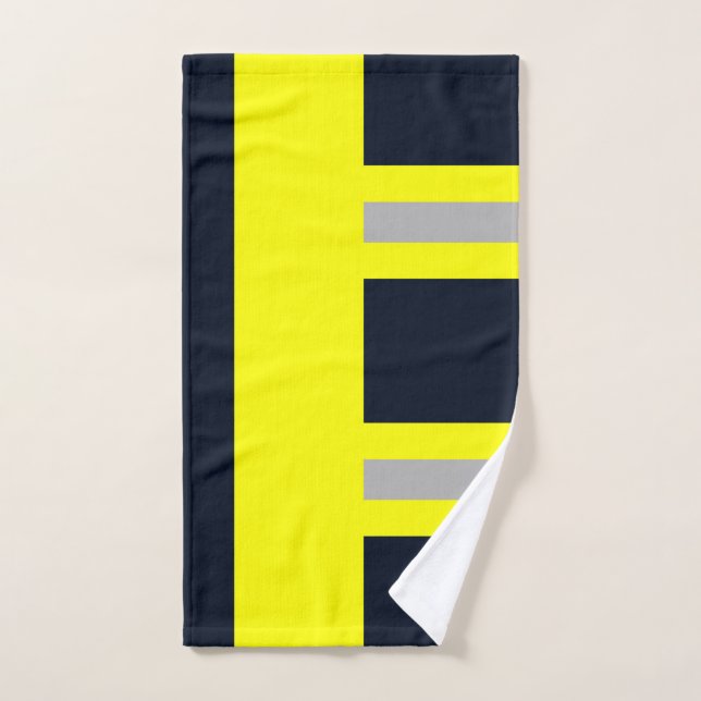 Feuerwehr Symbol Uniform Blau Handtuch (Handtuch)