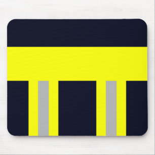 Feuerwehr Symbol Uniform Blau Mousepad