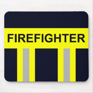 Feuerwehr Symbol Uniform Blau Mousepad