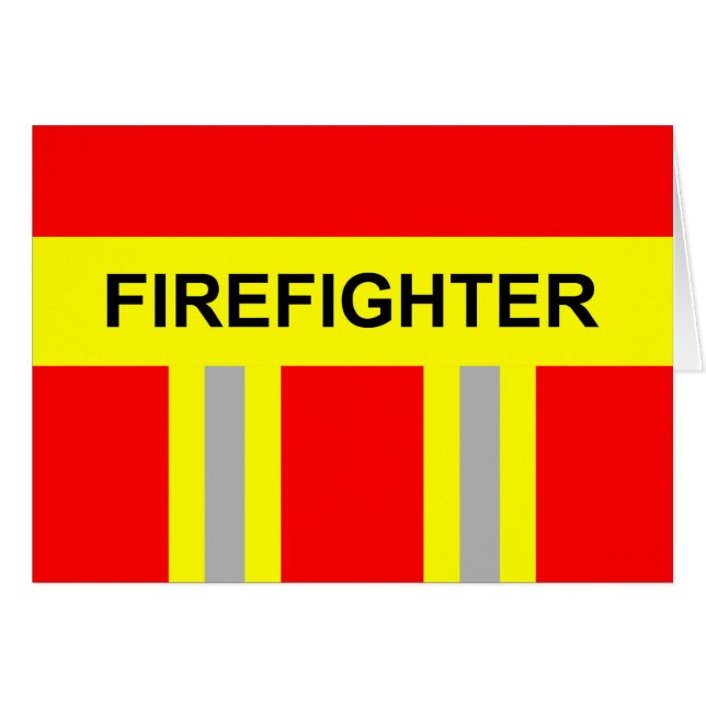 Feuerwehr Symbol Uniform Rot (Vorderseite (Horizontal))