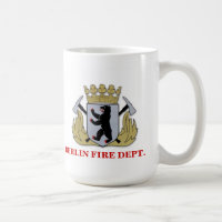 Feuerwehr-Tasse Berlins Deutschland