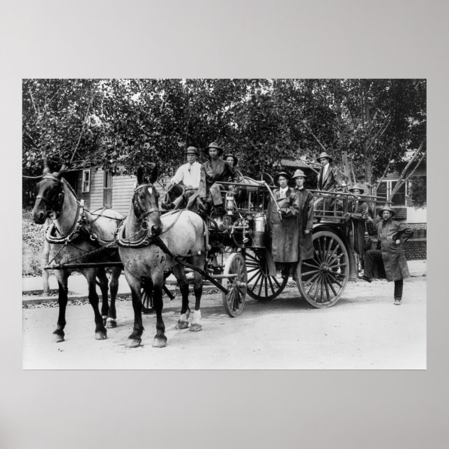 Feuerwehr Wenatchee, 1911 Poster (Vorne)