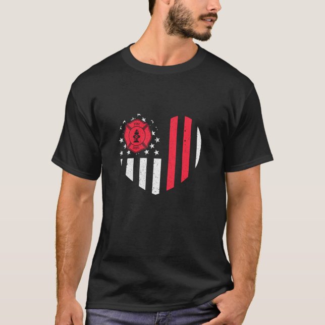 Feuerwehrabteilung Feuerwehridee O T-Shirt (Vorderseite)