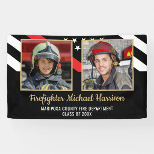 Feuerwehrakademie Abschluss Feuerwehrmann Foto Banner