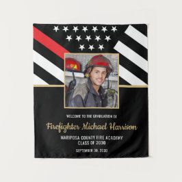 Feuerwehrakademie Foto Wandteppich