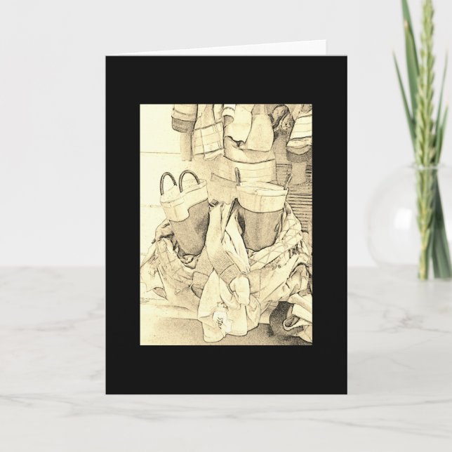 Feuerwehrausrüstung Karte (Vorderseite)