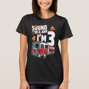 Feuerwehrauto 3. Geburtstag Junge Feuerwehrmann 3 T-Shirt