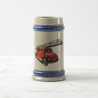 Feuerwehrauto Bierglas
