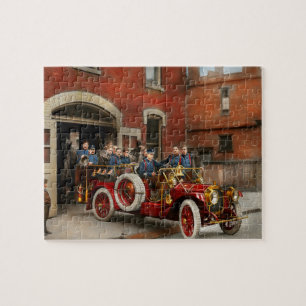 Feuerwehrauto - Das fliegende Geschwader 1911 Puzzle