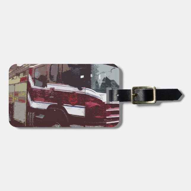 Feuerwehrauto Gepäckanhänger (Vorderseite horizontal)