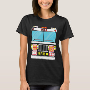 Feuerwehrauto-Kostüm-Shirt Halloween-Kostüm T-Shirt