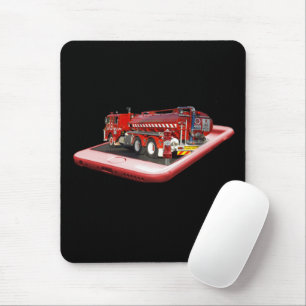 Feuerwehrauto-Popout-Kunst, Mousepad