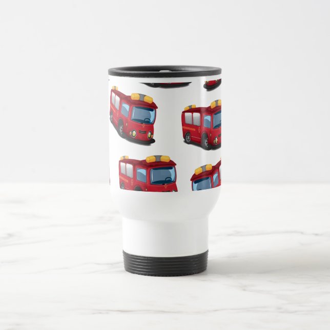 Feuerwehrauto Reisebecher (Mittel)