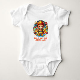 Feuerwehrbaby-Kleidung für Jungen/Mädchen-Geschenk Baby Strampler