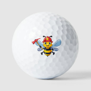 Feuerwehrbiene Golfball