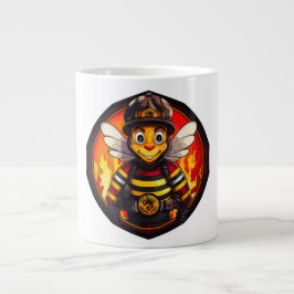 Feuerwehrbiene Jumbo-Tasse