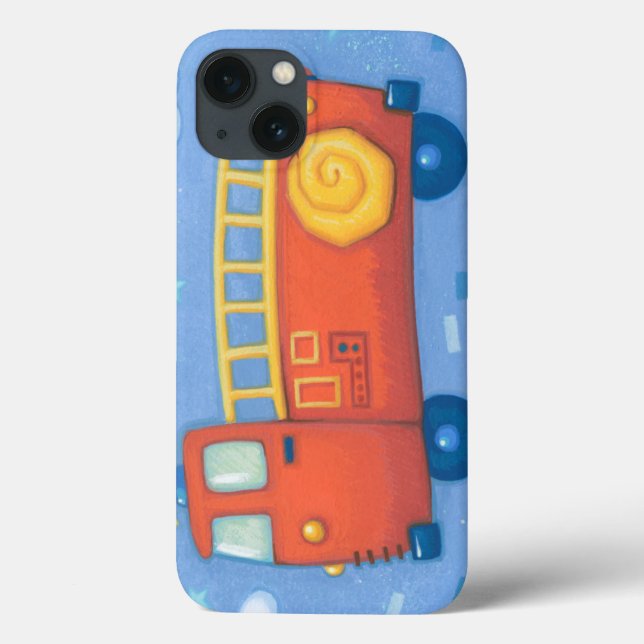 Feuerwehrfahrzeug Case-Mate iPhone Hülle (Rückseite)