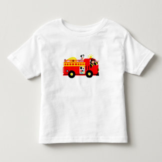 Feuerwehrfahrzeug Kleinkind T-shirt