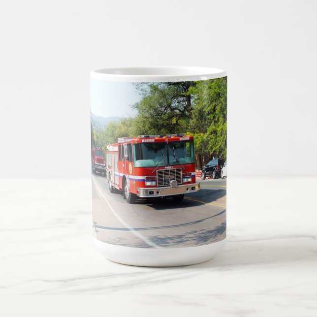Feuerwehrfahrzeuge Kaffeetasse (Mittel)