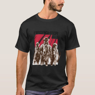 Feuerwehrfeuer und Rettung zu Weihnachten T-Shirt