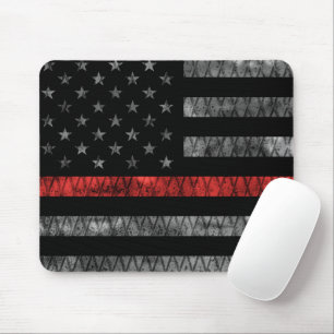 Feuerwehrfeuerflagge Mousepad