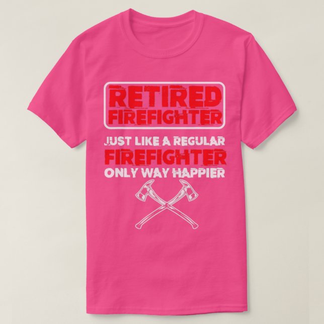 Feuerwehrfeuerwehr Feuerwehrmann Feuerwehrmann T-Shirt (Design vorne)